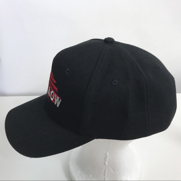 VTG AOW Black Embroidered Hat Snap back one Size - Picture 2 of 5